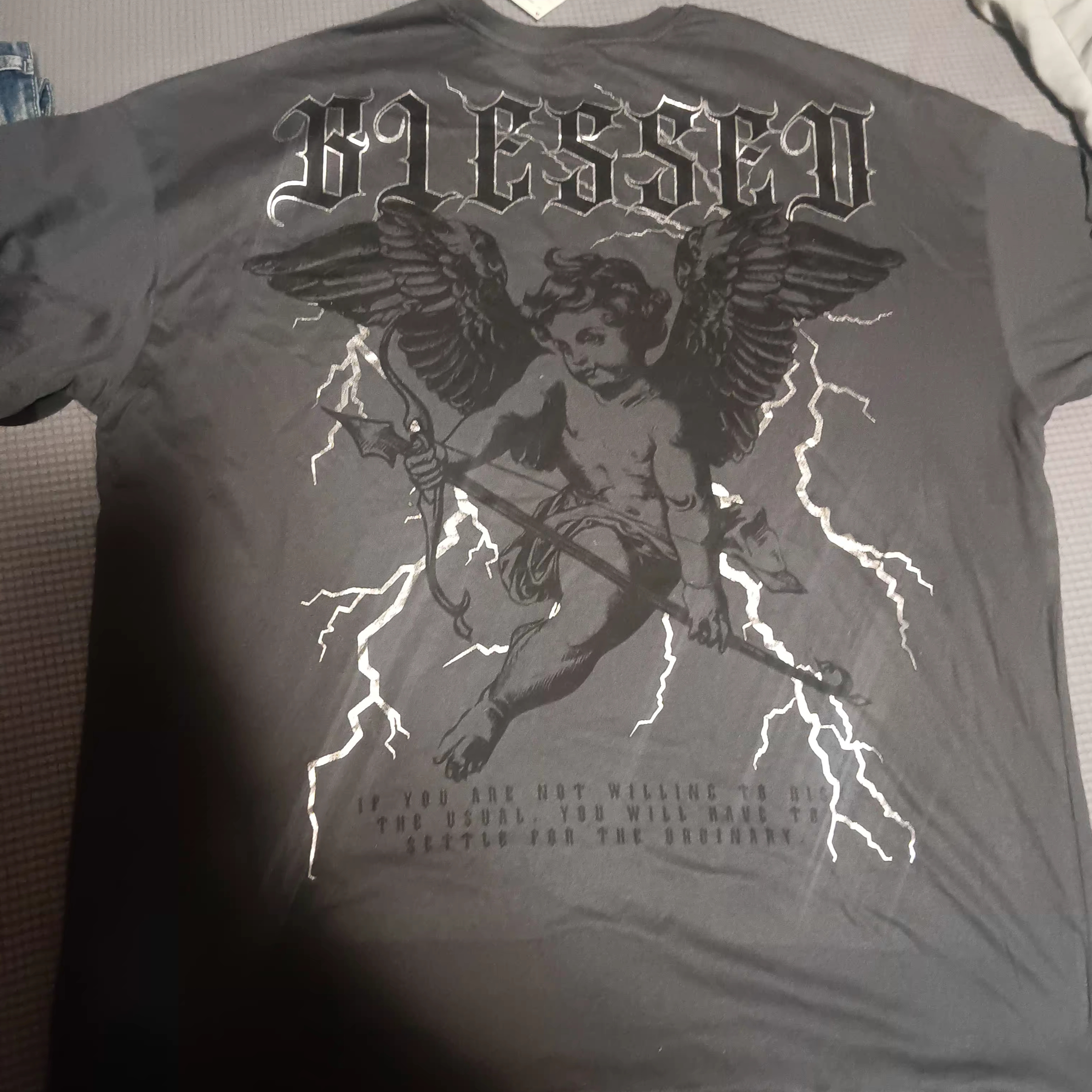 Rebellious Culture Gray Brand New Graphic Mens Shirt